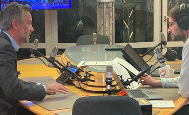 Olivier Colleau, interviewed on Radio Classique