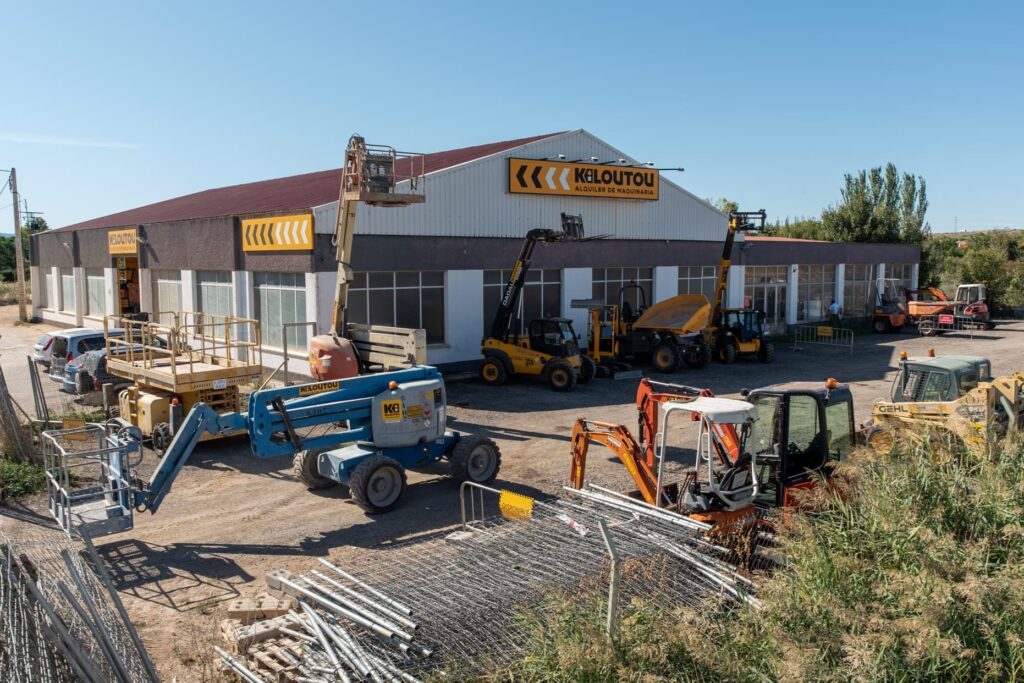 Agencia de alquiler de material de obra Kiloutou en Alcañiz, Aragón