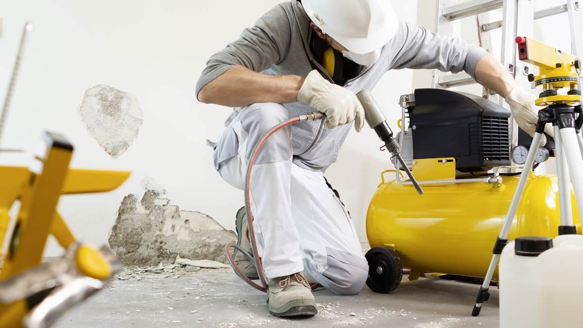 Cómo elegir un buen compresor de aire para construcción