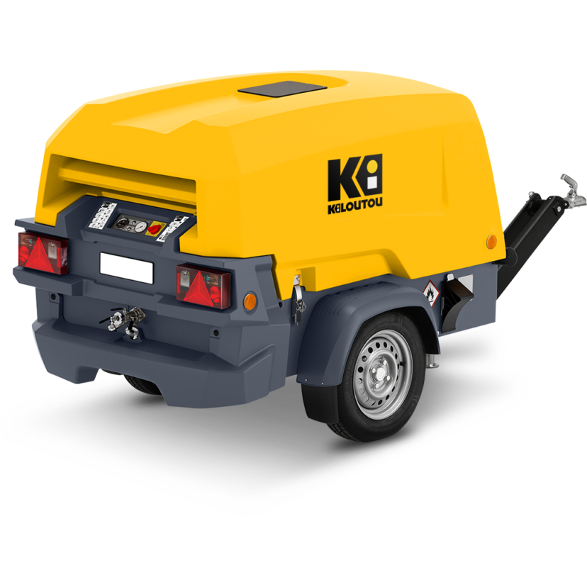 Compresor de aire diesel con remolque – 7 bar – 3500 L/min – Stage V