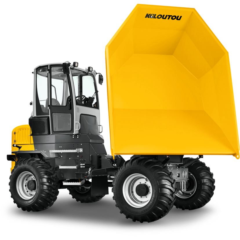 Dumper térmico descarga frontal y altura sobre ruedas – CU 9000 kg