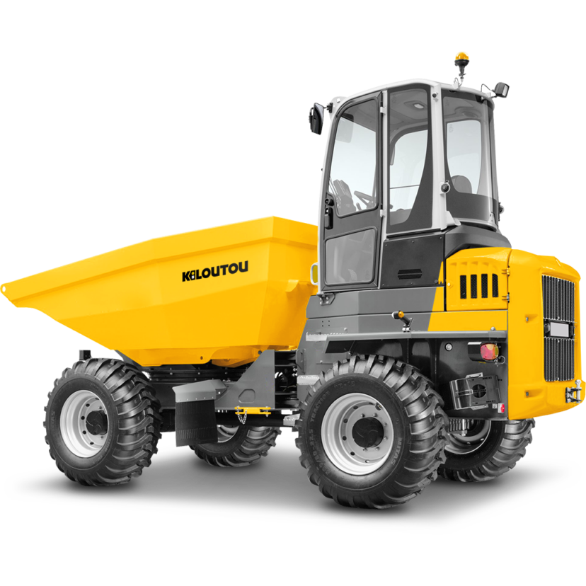Dumper térmico descarga frontal y altura sobre ruedas – CU 9000 kg