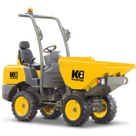 Dumper térmico descarga frontal y altura sobre ruedas – CU 1000 kg