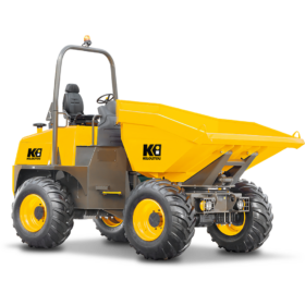 Dumper térmico descarga giratoria sobre ruedas – CU 10000 kg