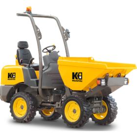 Dumper térmico descarga giratoria sobre ruedas – CU 1000 kg