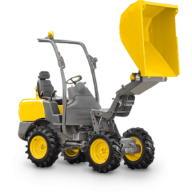 Dumper térmico descarga frontal y altura sobre ruedas – CU 1500 kg