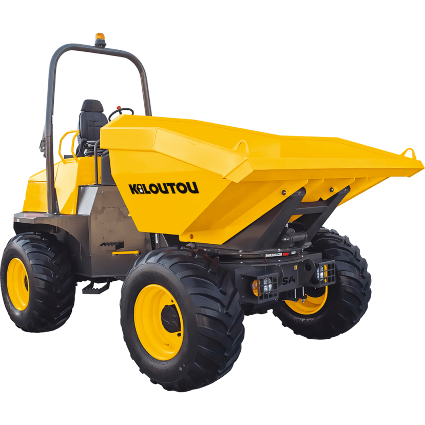 Dumper térmico descarga giratoria sobre ruedas – CU 6000 kg – Stage V