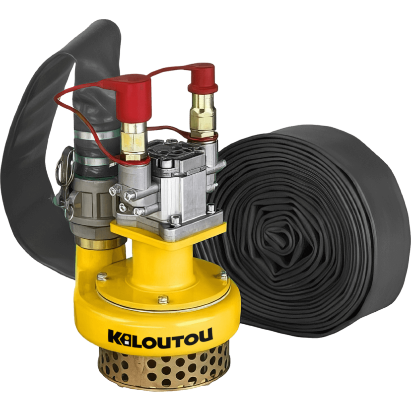 Bomba sumergible neumática para aguas sucias y cargadas – 50,4 m³/h`