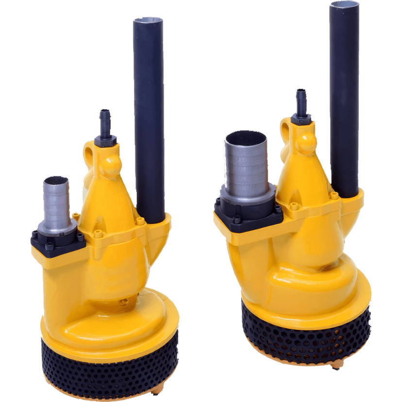 Bomba sumergible neumática para aguas sucias y cargadas – 50,4 m³/h