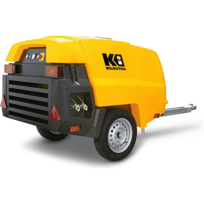 Compresor de aire diesel con remolque – 7 bar – 3500 L/min