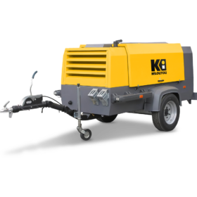 Compresor de aire diesel con aerorefrigerante con remolque – 7/14 bar – 11300 L/min