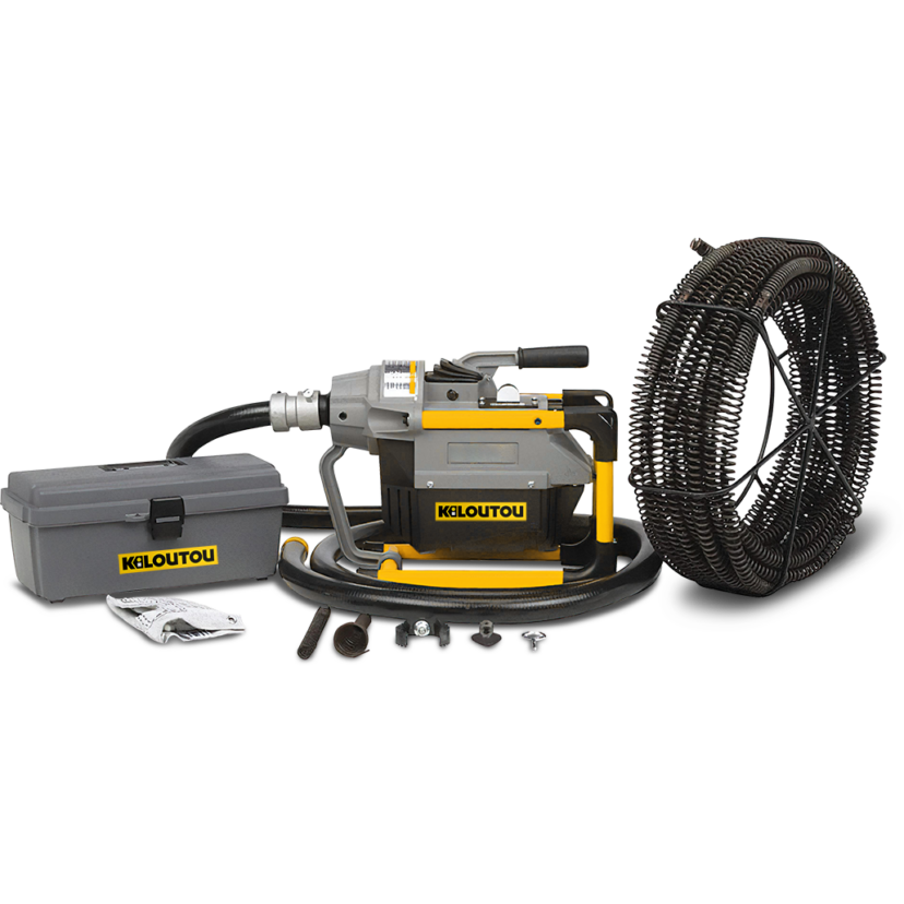 Desatascador de tubería eléctrico – Ø 30 / 150 mm