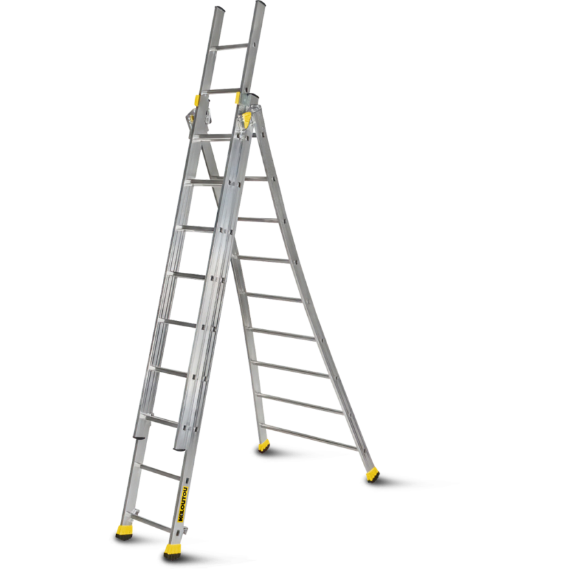Escalera de tijera transformable – 8,10 m