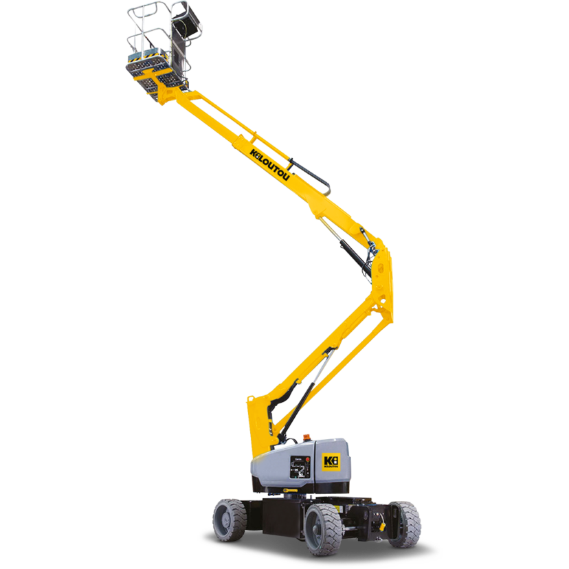 Plataforma elevadora articulada eléctrica industrial – 12,00 m – alcance max. 5,57 m