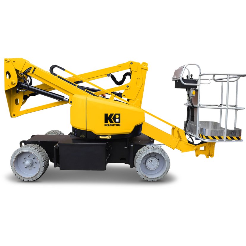 Plataforma elevadora articulada eléctrica industrial – 12,00 m – alcance max. 5,57 m