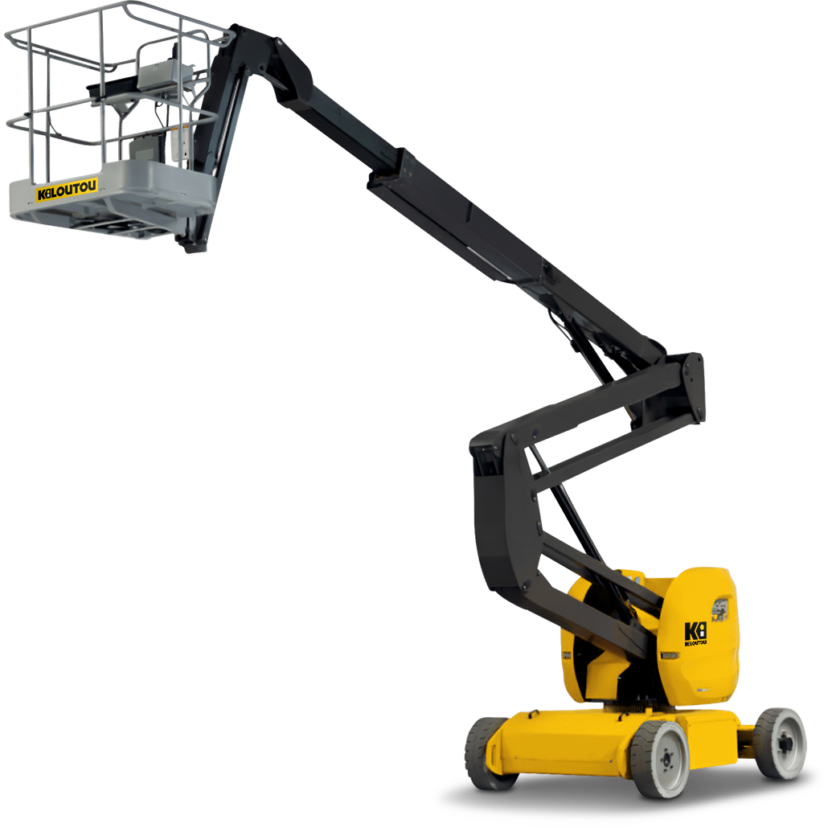 Plataforma elevadora articulada eléctrica industrial – 16,90 m – alcance max. 9,40 m