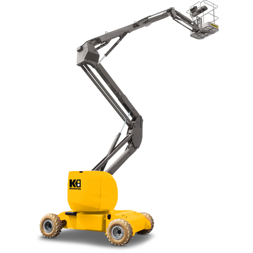 Plataforma elevadora articulada eléctrica industrial – 16,90 m – alcance max. 9,40 m