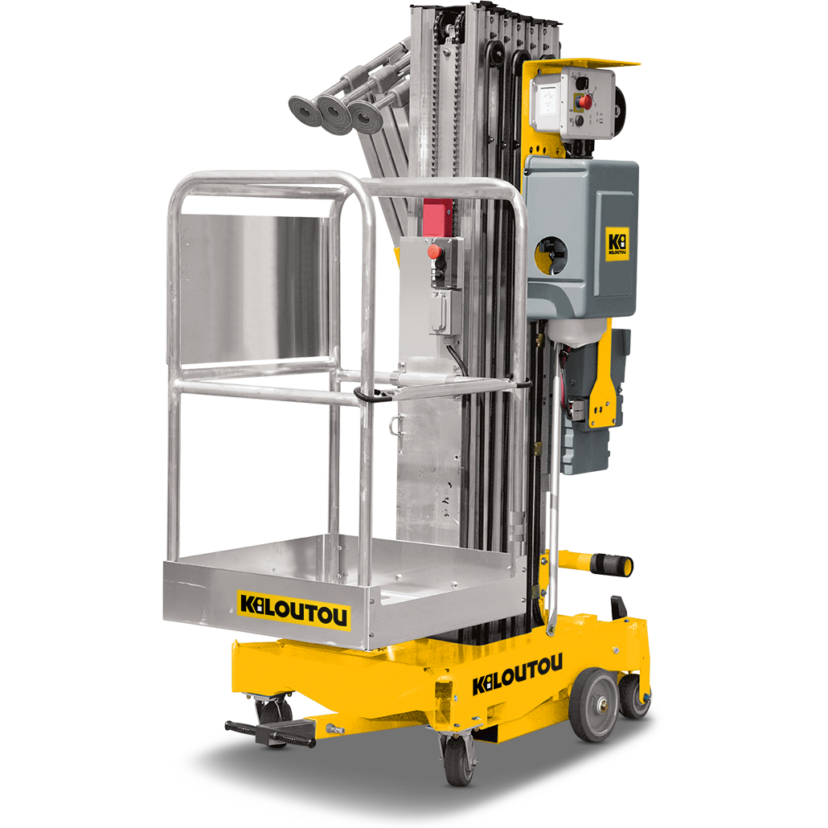 Plataforma elevadora de mástil vertical eléctrica no autopropulsada – 11,00 m