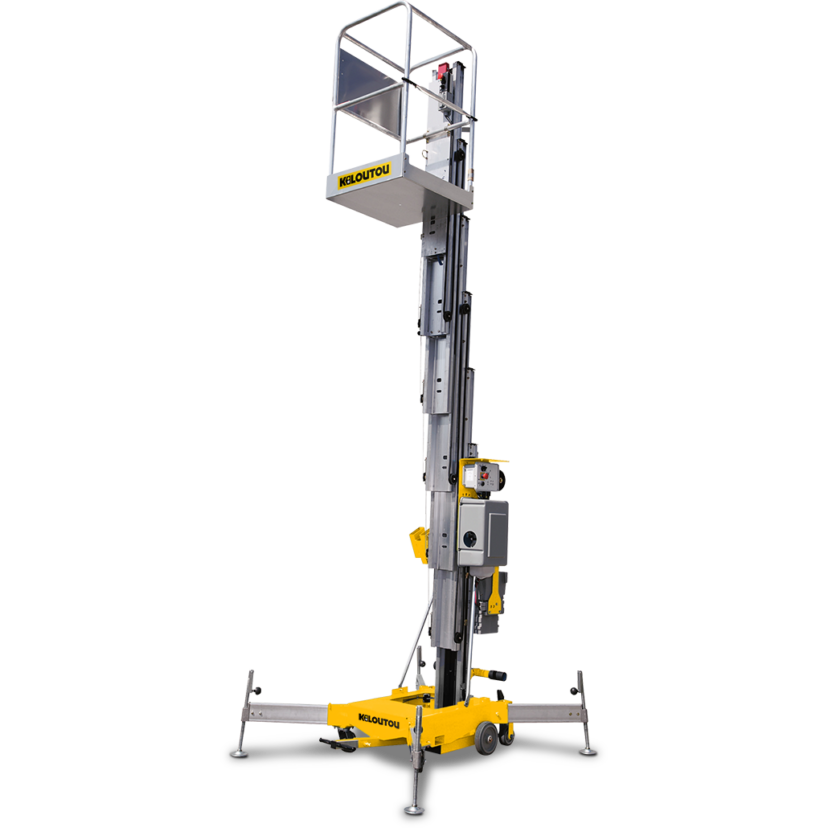 Plataforma elevadora de mástil vertical eléctrica no autopropulsada – 11,00 m