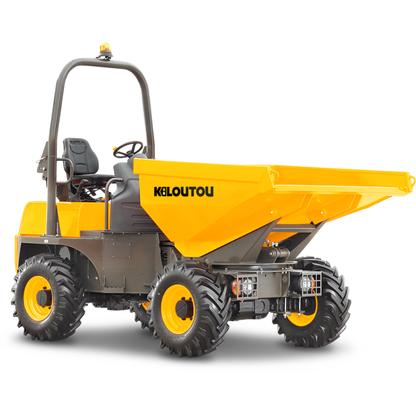 Dumper térmico descarga giratoria sobre ruedas – CU 3500 kg