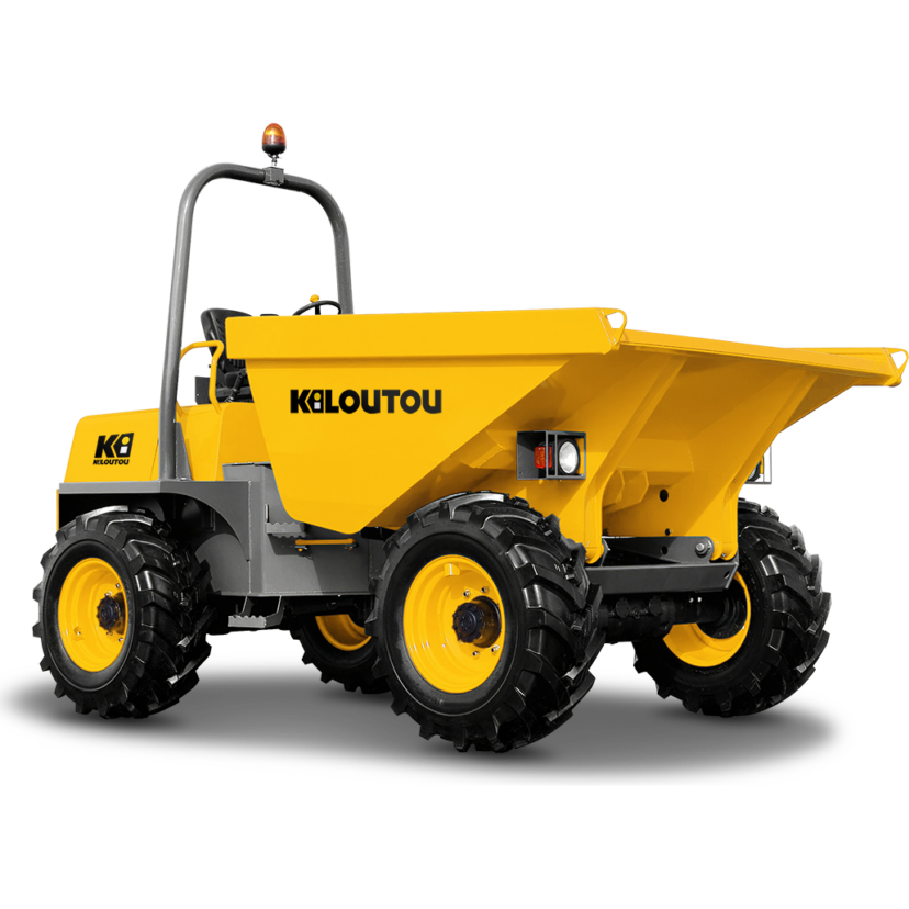 Dumper térmico descarga giratoria sobre ruedas – CU 6000 kg