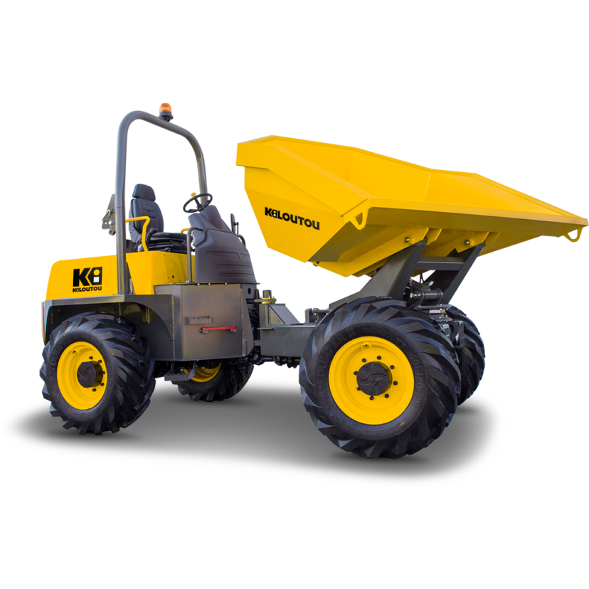 Dumper térmico descarga giratoria sobre ruedas – CU 6000 kg