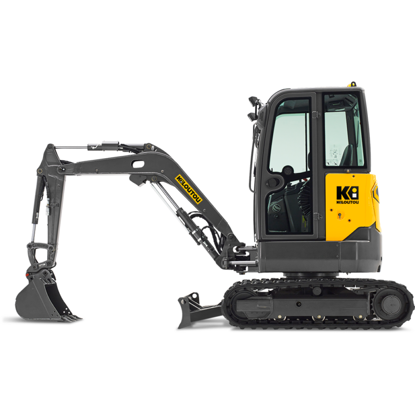 Mini-excavadora térmica con cabina sobre orugas – 2,59 t