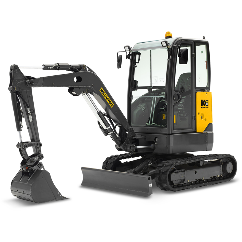 Mini-excavadora urbana térmica con cabina sobre orugas – 3,50 t