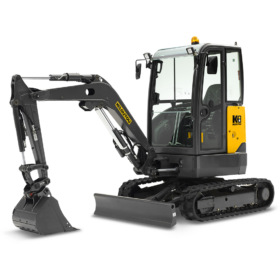 Mini-excavadora urbana térmica con cabina sobre orugas – 3,50 t