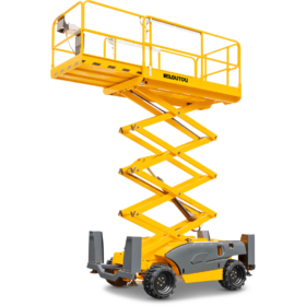 Plataforma elevadora de tijera térmica todoterreno – 10,28 m – 3 personas