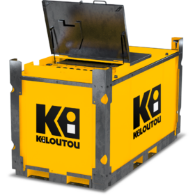 Depósito de gasoil con skid – 2000 L