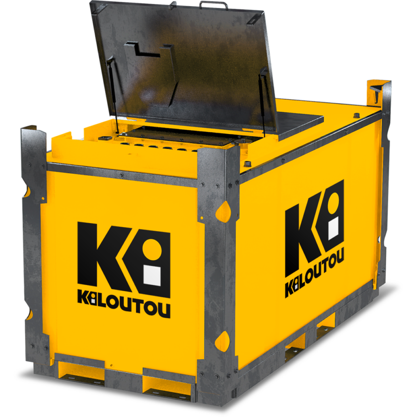 Depósito de gasoil con skid – 2000 L