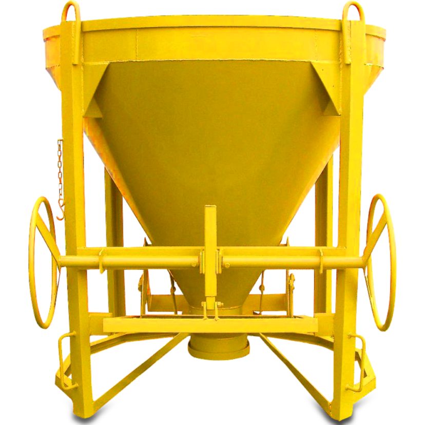 Cubo de hormigón de doble descarga – 500 L