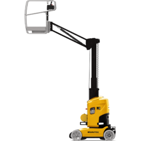 Plataforma elevadora de mástil vertical eléctrica autopropulsada – 9,90 m
