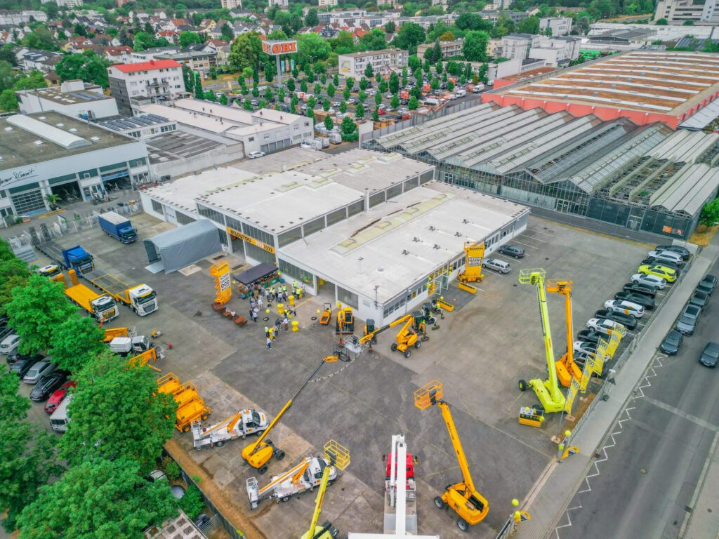 Vermietung, Service und Werkstatt an weiterem Standort