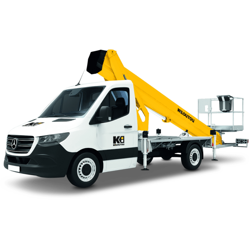LKW-Teleskop Arbeitsbühne – 18,00 t – 57,00 m – Korbarm