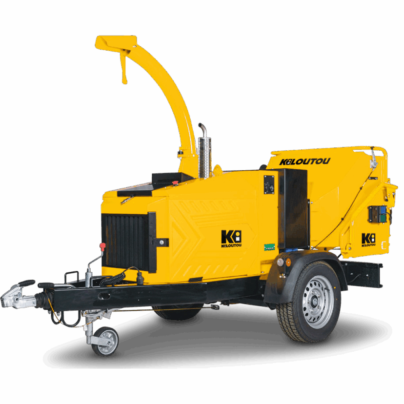 Holzhäcksler auf Anhänger – Diesel – Ø 190 mm