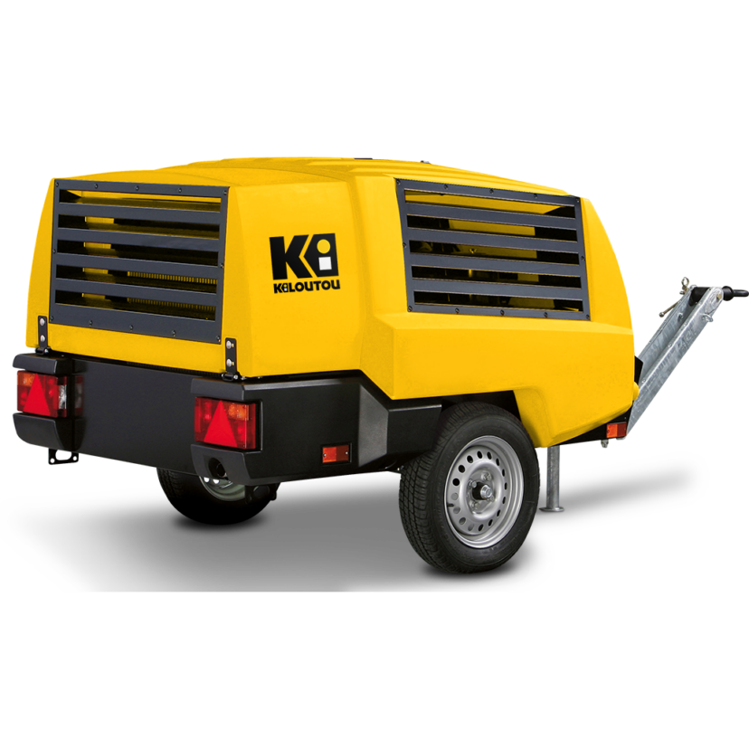 Luftkompressor auf Anhänger – Diesel – 7 bar – 4000 L/min