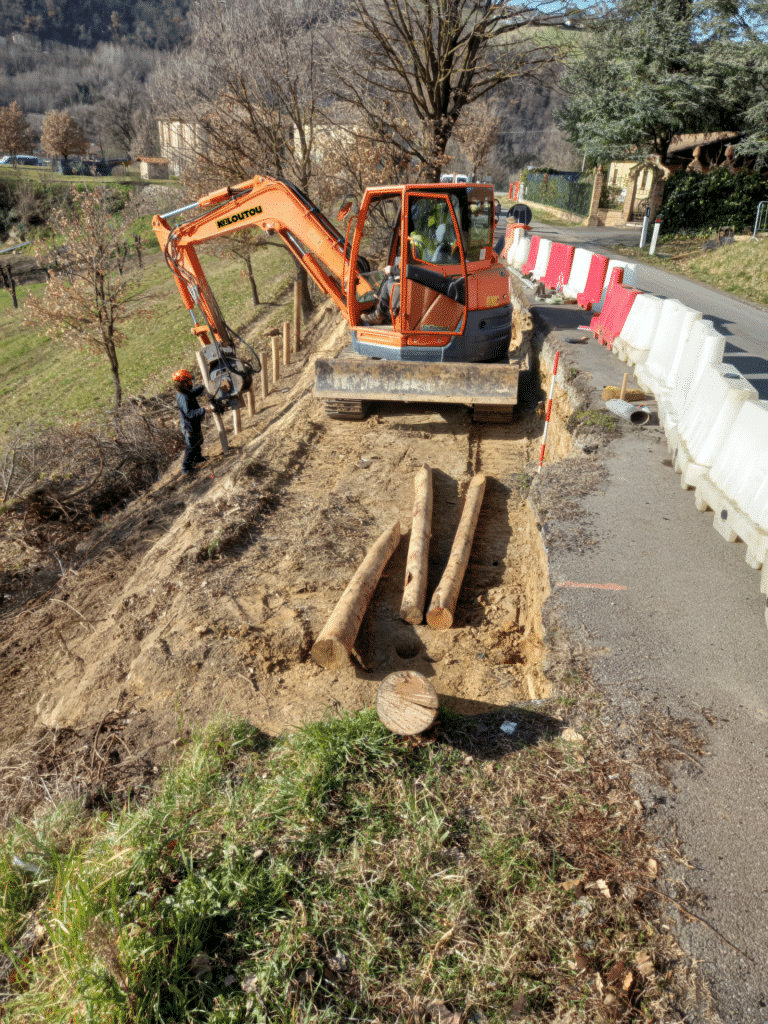 Yanmar ViO80 sulle colline bolognesi