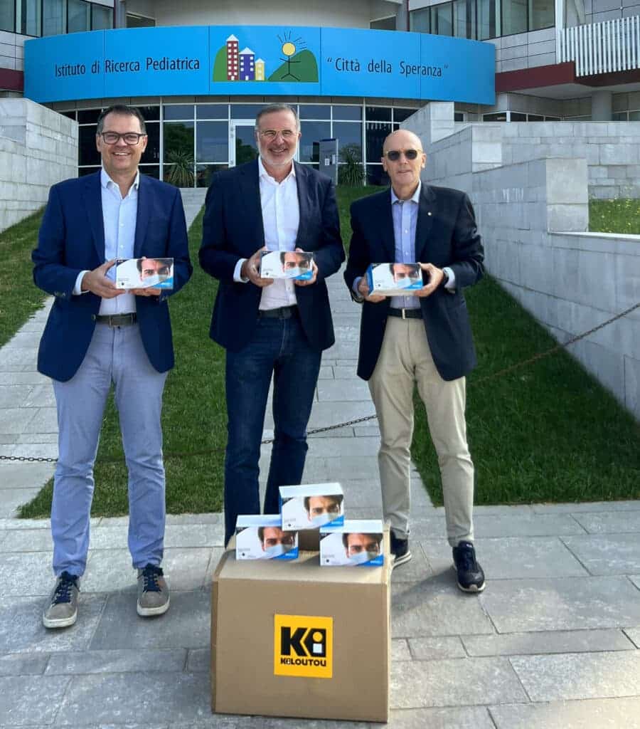 Kiloutou in visita alla Fondazione Città della Speranza di Padova