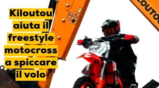 Kiloutou aiuta il motocross freestyle Mattia Cavalli a spiccare il volo