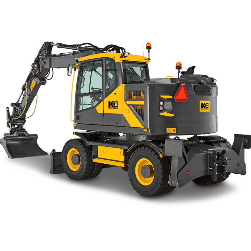 Escavatore termico gommato a braccio monolitico – 14,70 t