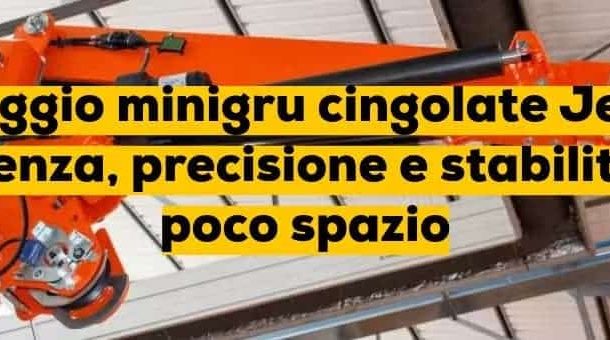 Noleggio minigru cingolate Jekko: potenza, precisione e stabilità in poco spazio