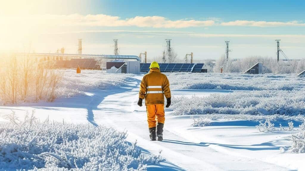 L’inverno in cantiere: freddo, nebbia, neve e meno luce. Alcuni consigli.