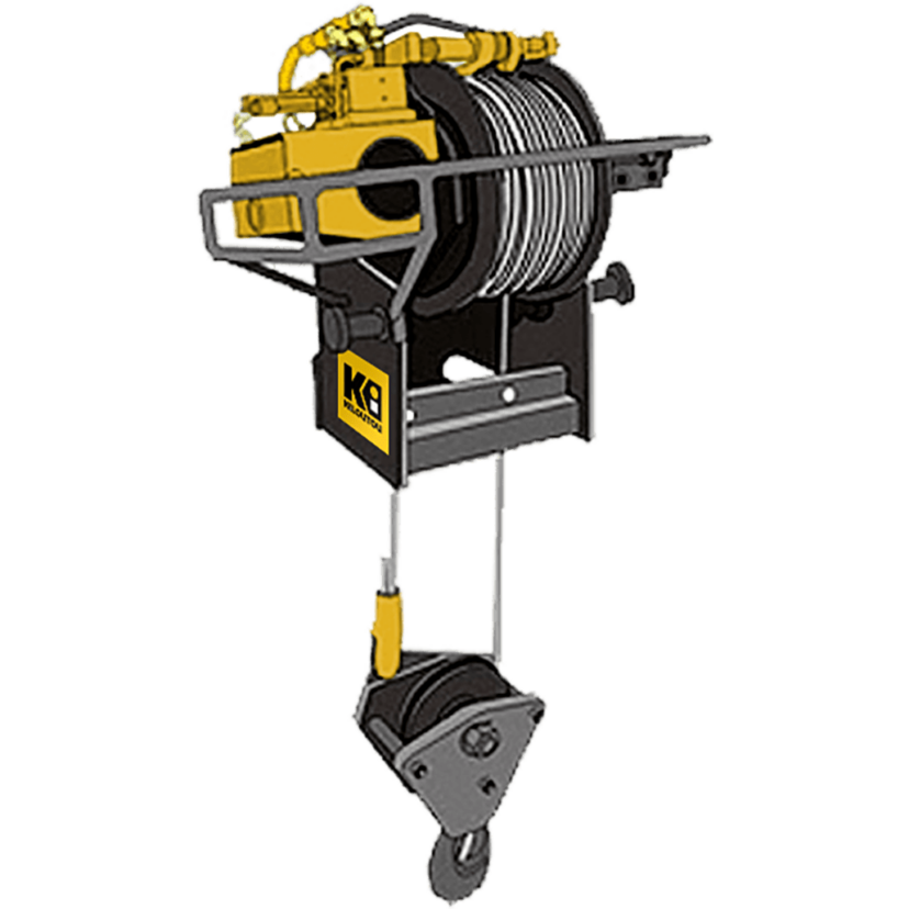 Argano per sollevatori telescopici rotativi – 4,00 t