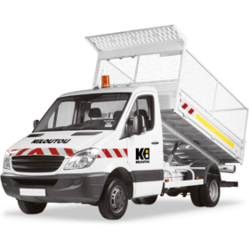 Autocarro con cassone ribaltabile trilaterale singola cabina – 3,5 t