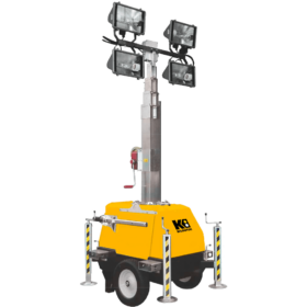 Torre faro ad alogenuri metallici – 4 x 400 W – 1600 m²