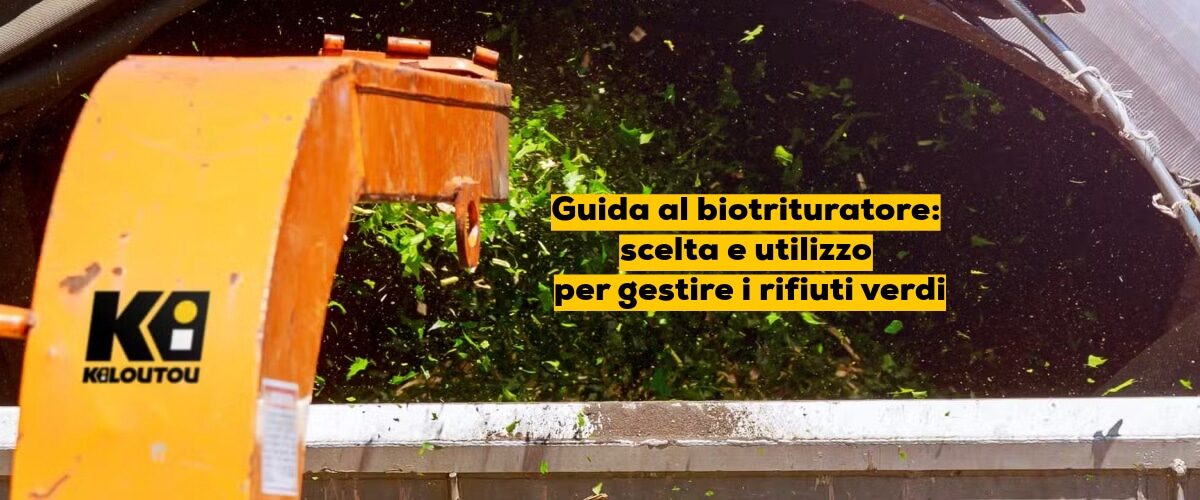 Guida al biotrituratore: scelta e utilizzo per gestire i rifiuti verdi