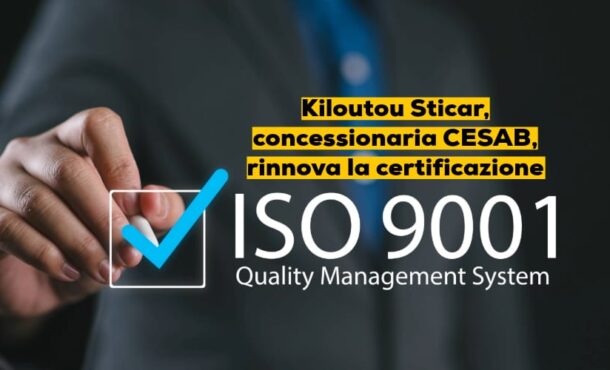 Kiloutou Sticar, concessionaria CESAB, rinnova la certificazione ISO 9001