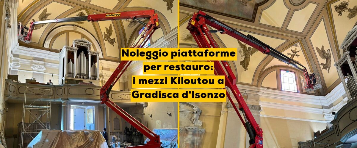 Piattaforma aerea Hinowa Lightlift da 23 metri: un alleato perfetto nei restauri